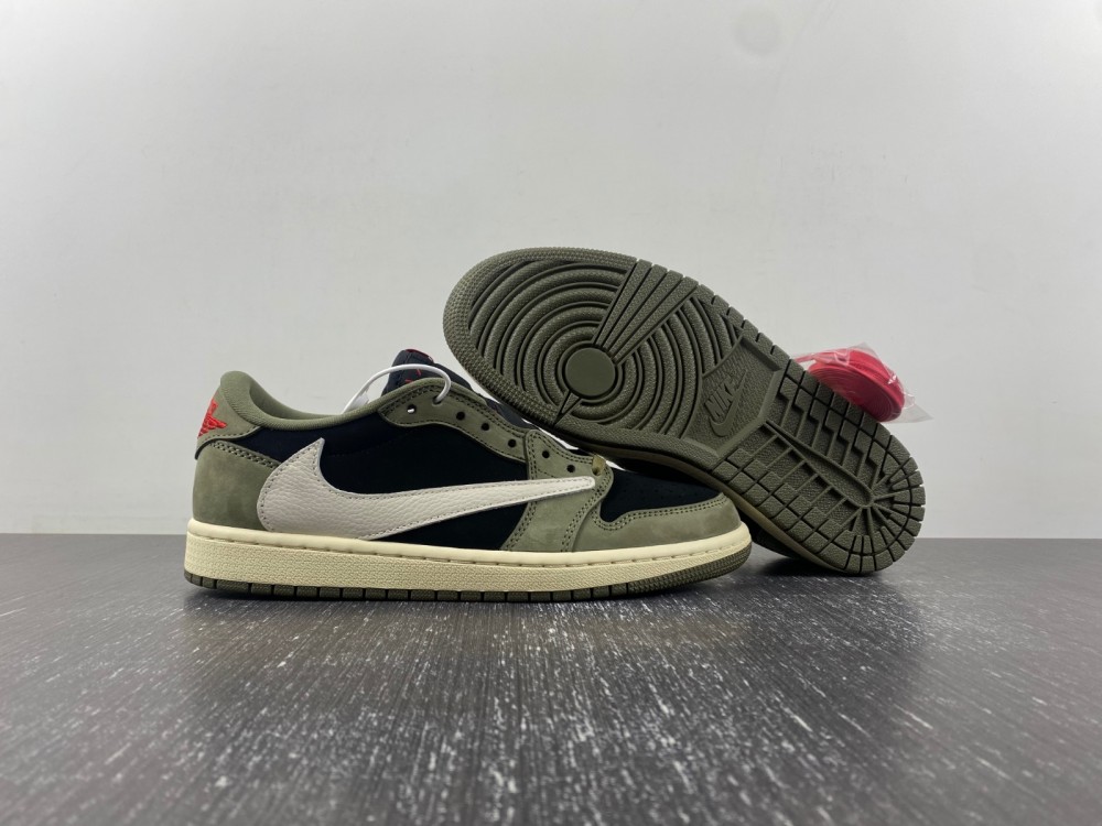 Travis Scott Air Jordan 1 Low Og Sp Black Olive Dm7866 002 7 - www.kickbulk.cc