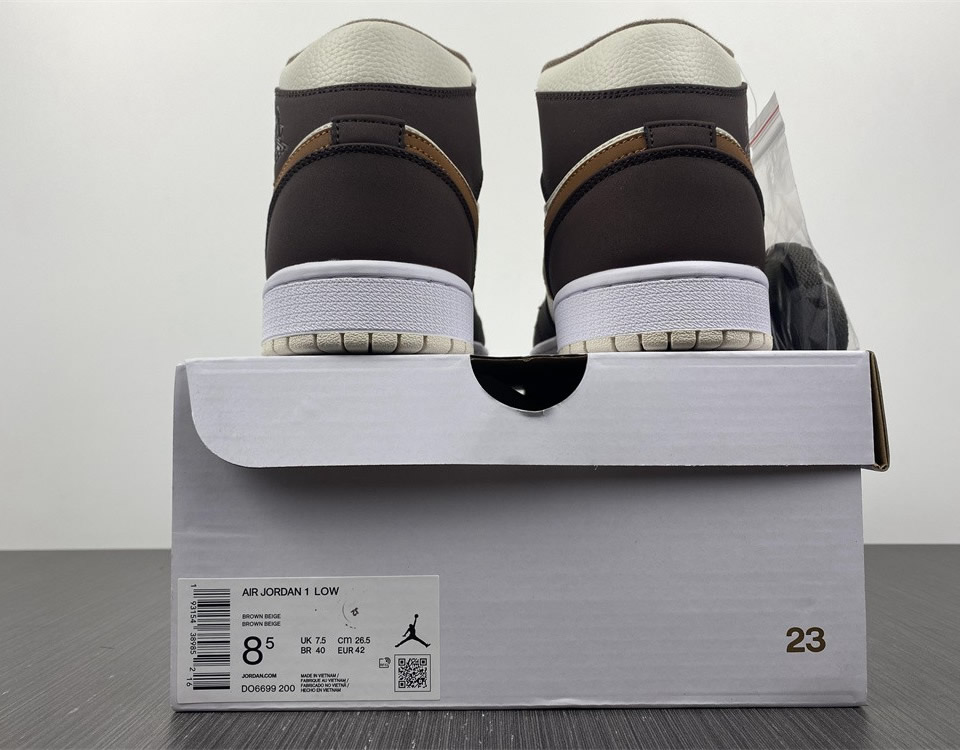 Air Jordan 1 Mid Brown Fleece Do6699 200 14 - www.kickbulk.cc