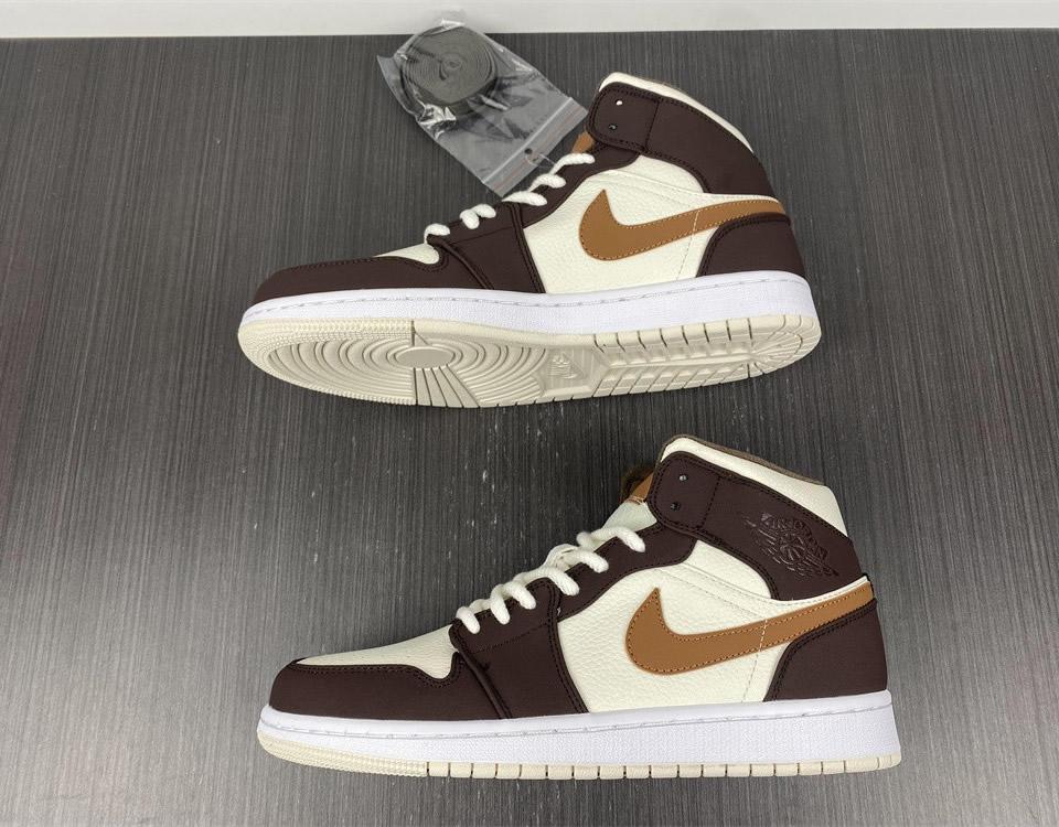 Air Jordan 1 Mid Brown Fleece Do6699 200 9 - www.kickbulk.cc