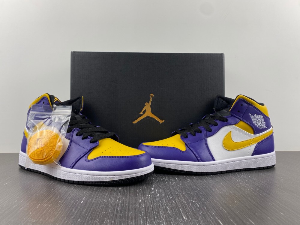 Air Jordan 1 Mid Lakers Dq8426 517 7 - www.kickbulk.cc