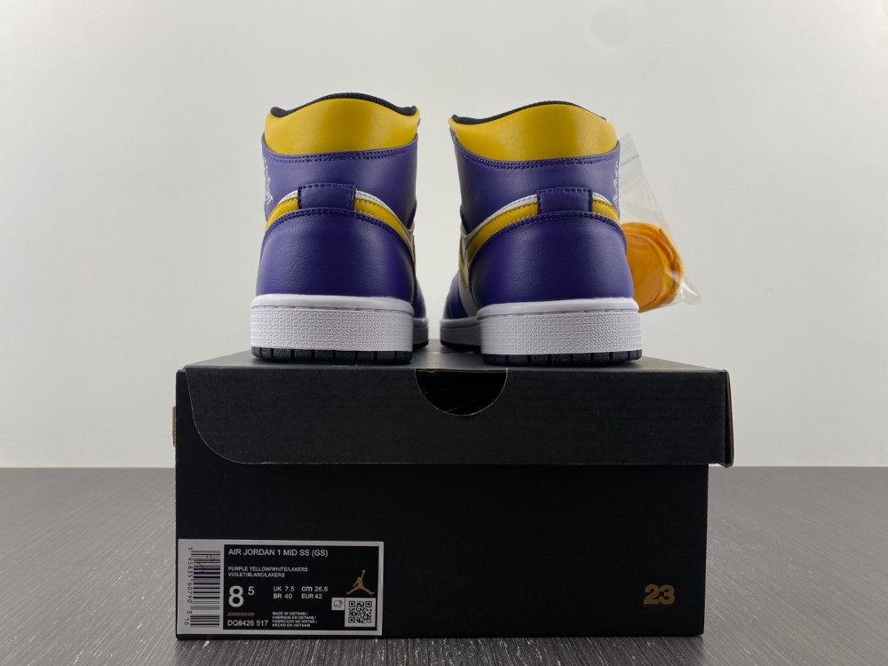 Air Jordan 1 Mid Lakers Dq8426 517 9 - www.kickbulk.cc