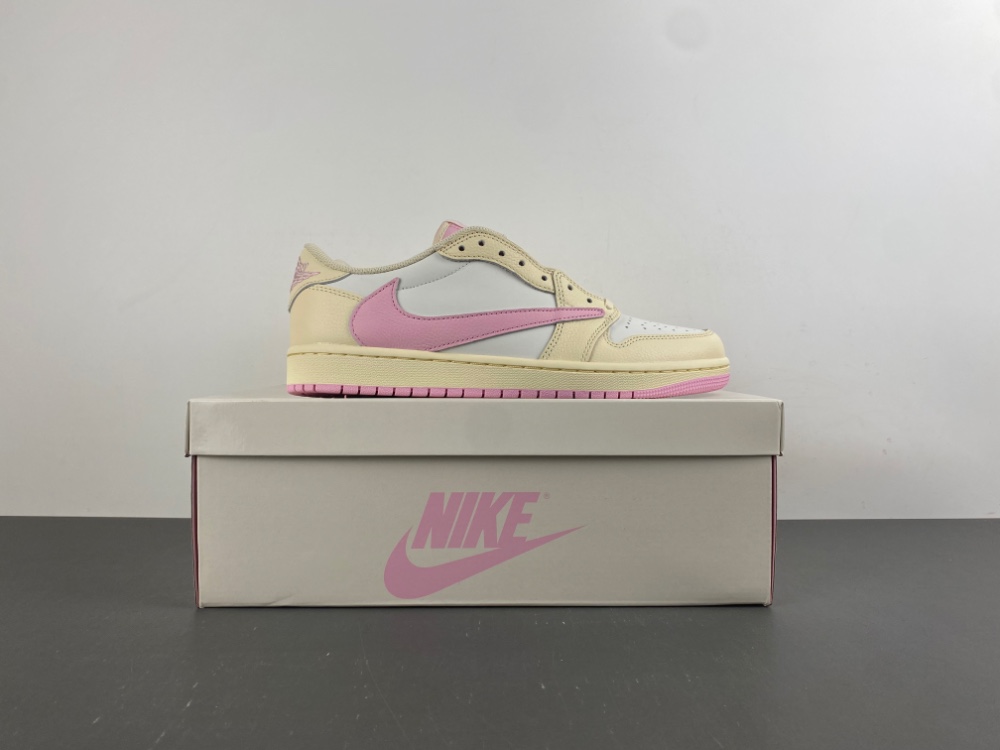 Travis Scott Jordan 1 Retro Low Og Muslin Pink Iq7604 100 11 - www.kickbulk.cc