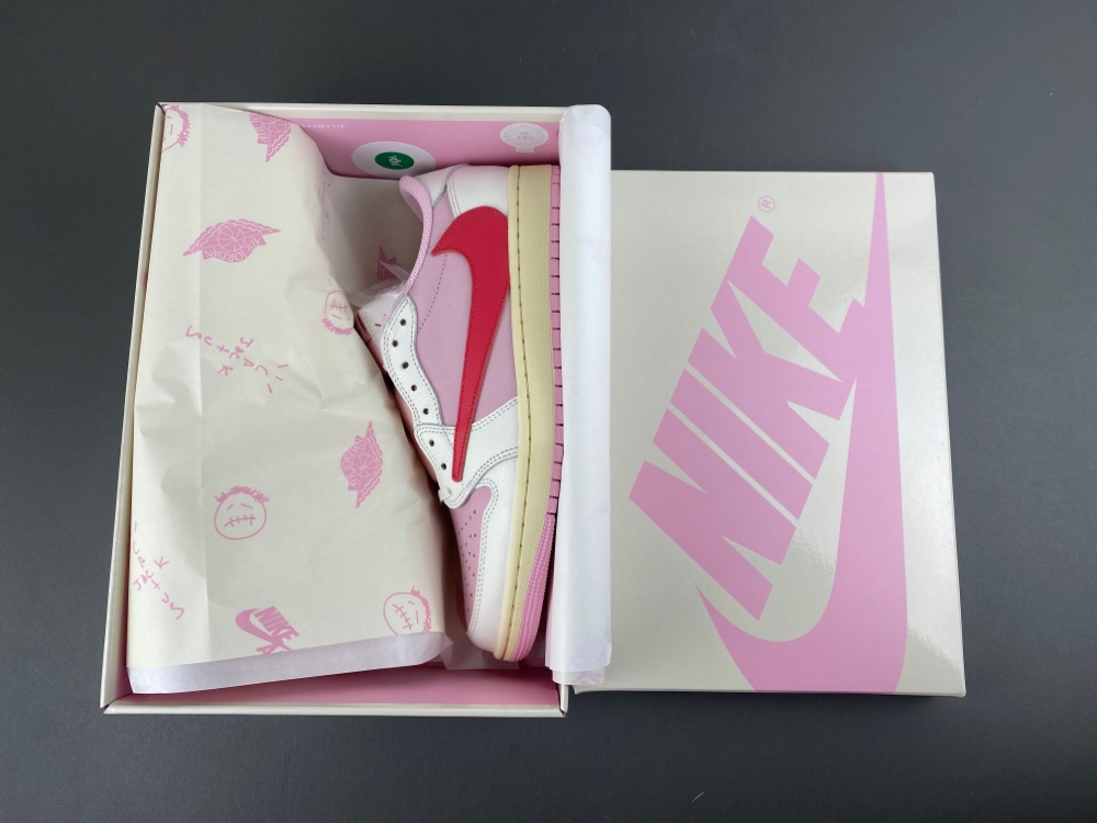 Travis Scott Jordan 1 Retro Low Og Sail Tropical Pink Iq7604 101 28 - www.kickbulk.cc