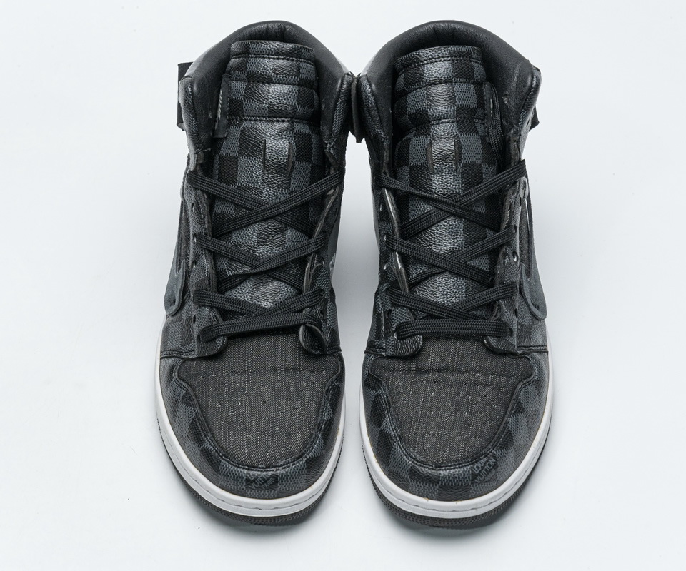 Louis Vuitton Air Jordan 1 High Grey Lv 2 - www.kickbulk.cc