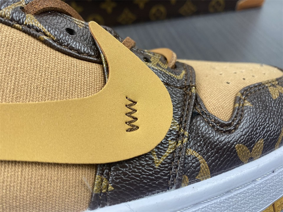 Louis Vuitton Air Jordan 1 Low Lv 10 - www.kickbulk.cc