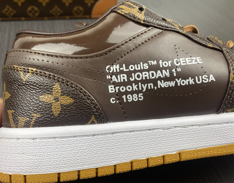 Louis Vuitton Air Jordan 1 Low Lv 15 - www.kickbulk.cc