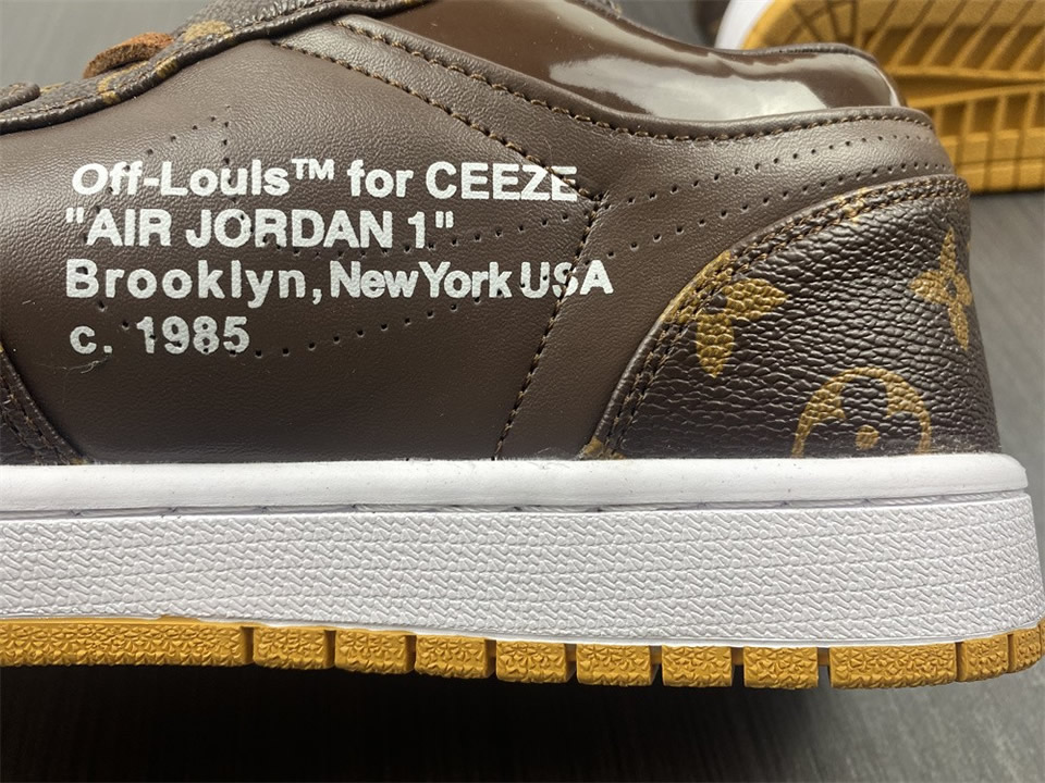 Louis Vuitton Air Jordan 1 Low Lv 16 - www.kickbulk.cc