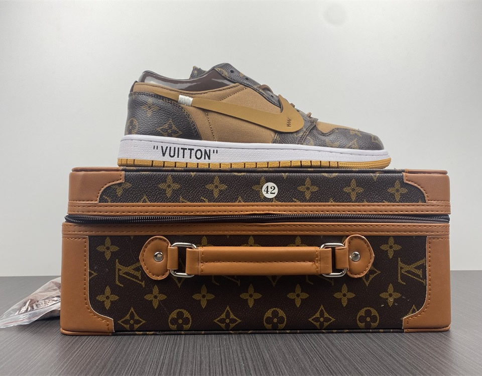 Louis Vuitton Air Jordan 1 Low Lv 6 - www.kickbulk.cc