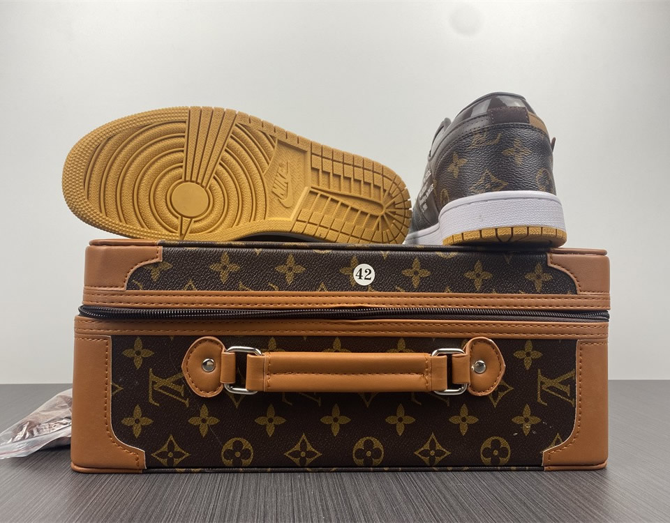 Louis Vuitton Air Jordan 1 Low Lv 7 - www.kickbulk.cc