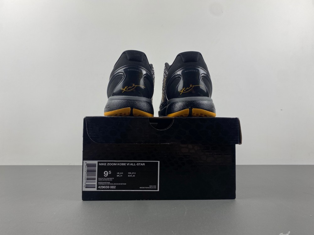 Nike Zoom Kobe 6 Black Del Sol 429659 002 10 - www.kickbulk.cc