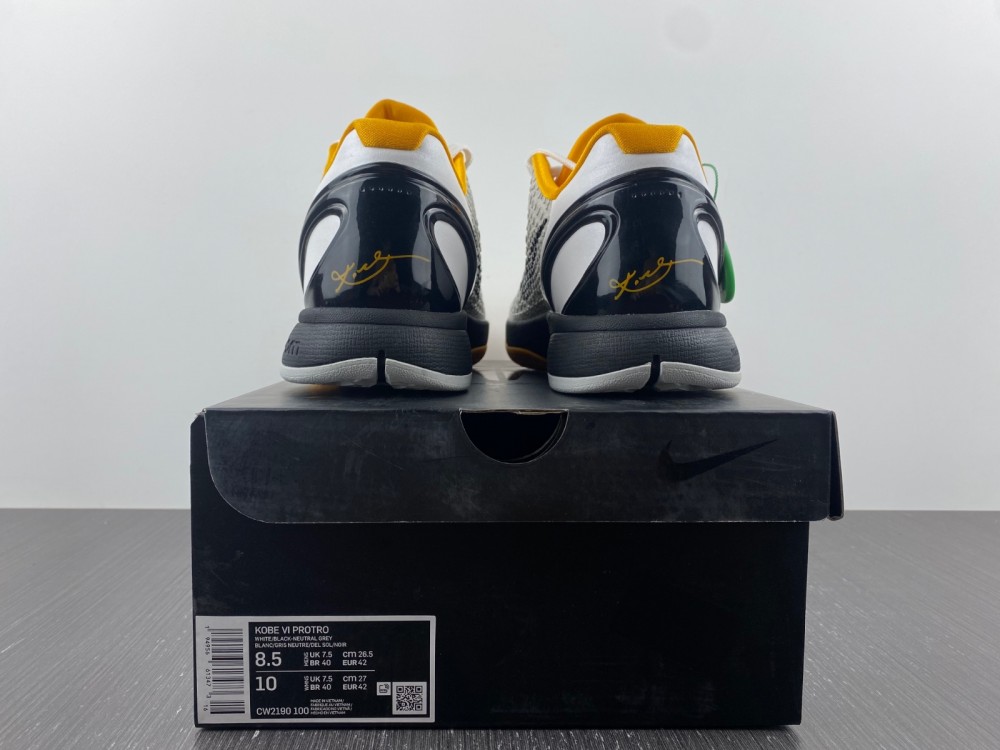 Nike Zoom Kobe 6 Protro White Del Sol Cw2190 100 15 - www.kickbulk.cc