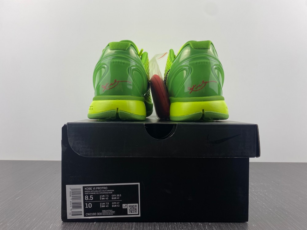 Nike Zoom Kobe 6 Protro Grinch Cw2190 300 15 - www.kickbulk.cc