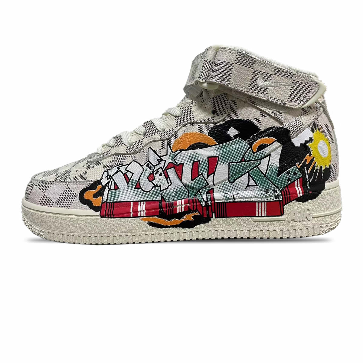 Louis Vuitton Air Force 1 High Craffiti 09240a 1 - www.kickbulk.cc