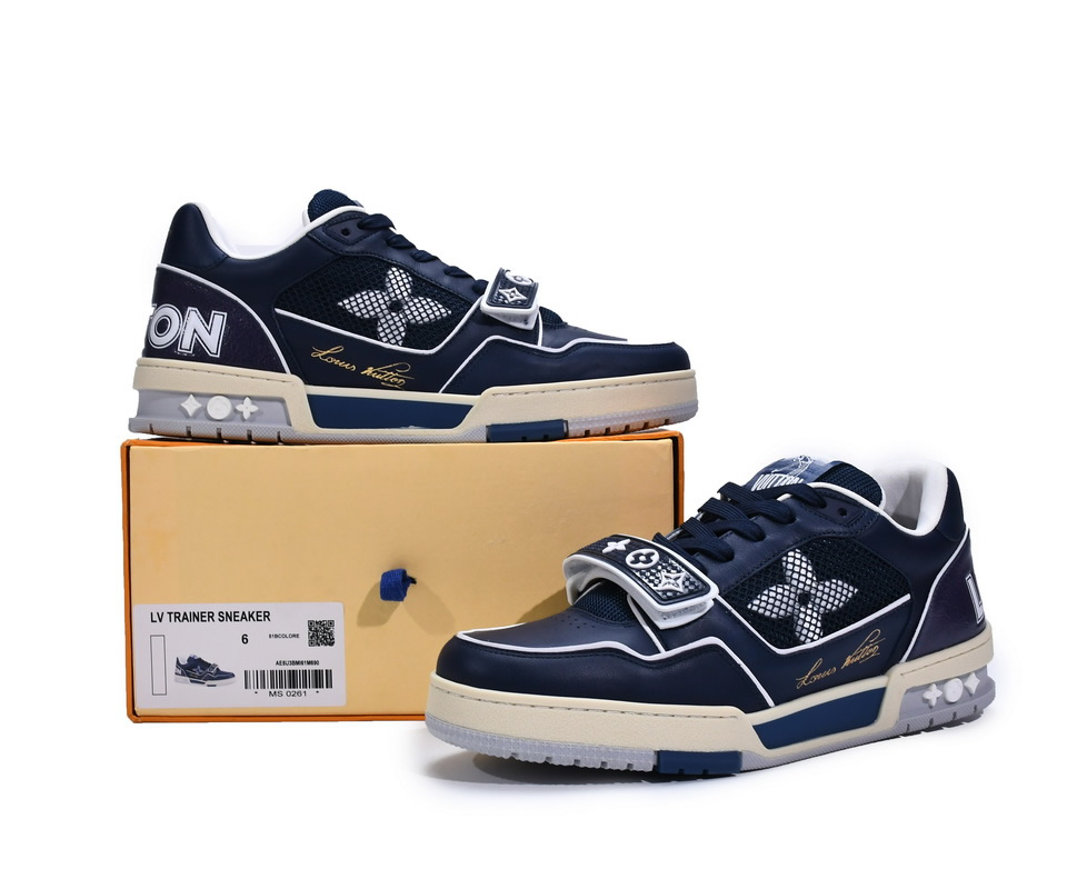 Louis Vuitton Trainer Blue 2 - www.kickbulk.cc