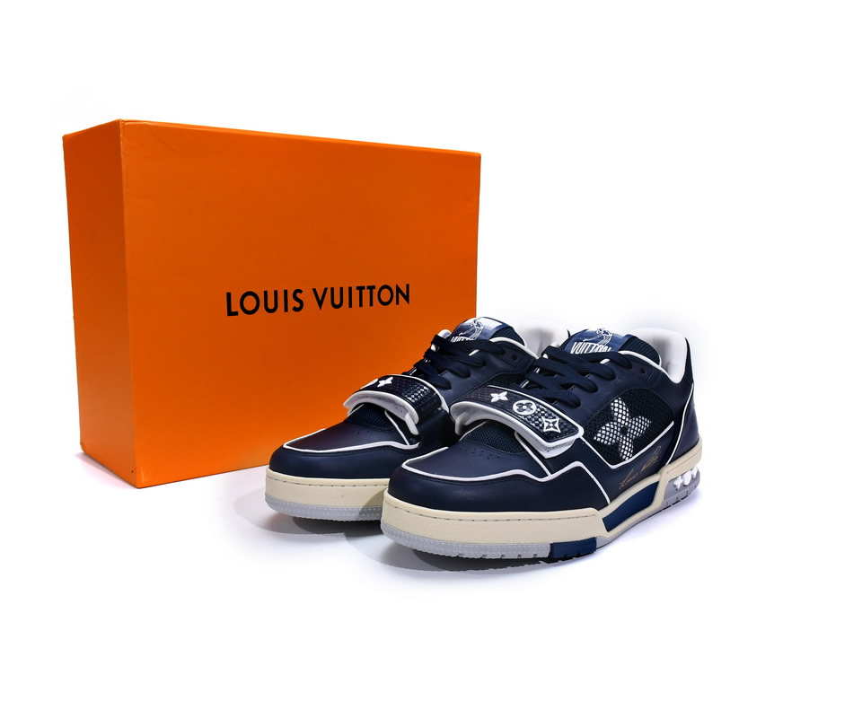 Louis Vuitton Trainer Blue 3 - www.kickbulk.cc