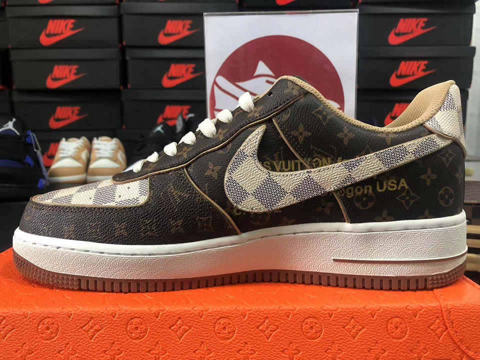 Louis Vuitton Air Force 1 Trainer Sneaker 8a8pyl 101 13 - www.kickbulk.cc