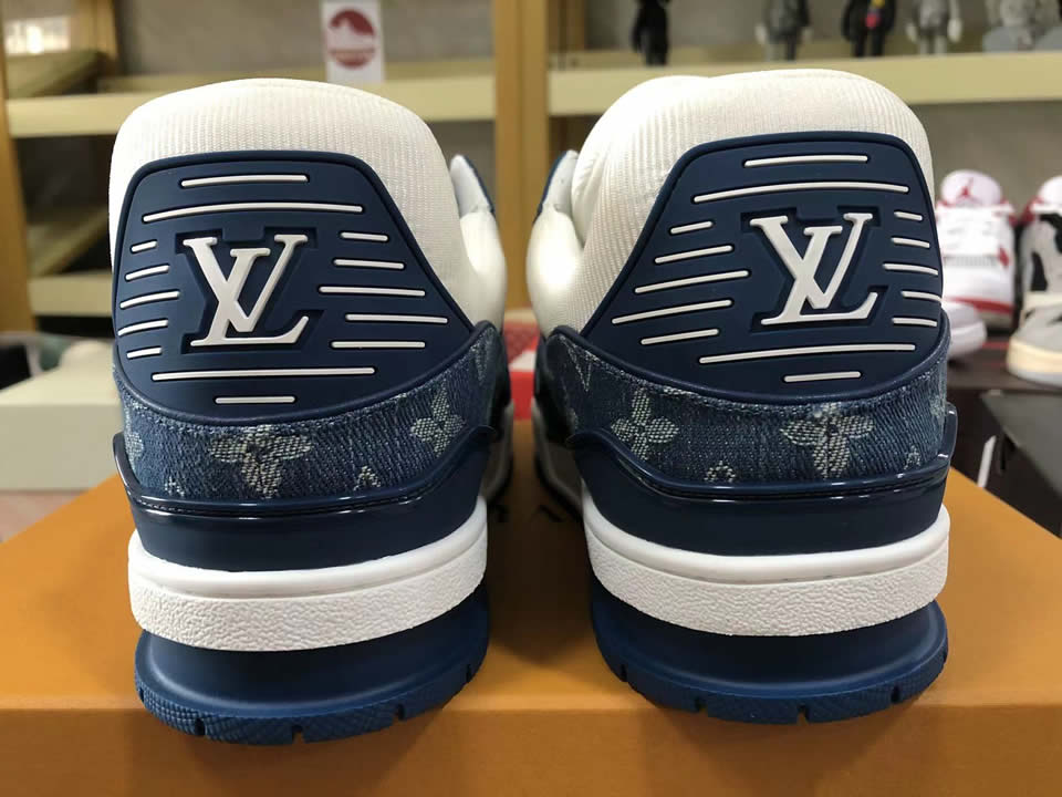 Louis Vuitton Lv Trainer Sneaker White Blue Bm0159 9 - www.kickbulk.cc