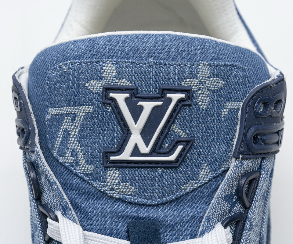 Louis Vuitton Blue Denim Trainer Sneaker 10 - www.kickbulk.cc