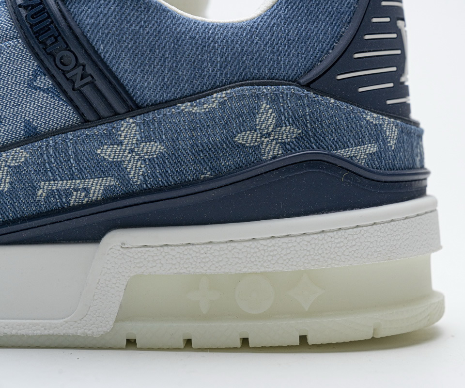 Louis Vuitton Blue Denim Trainer Sneaker 15 - www.kickbulk.cc