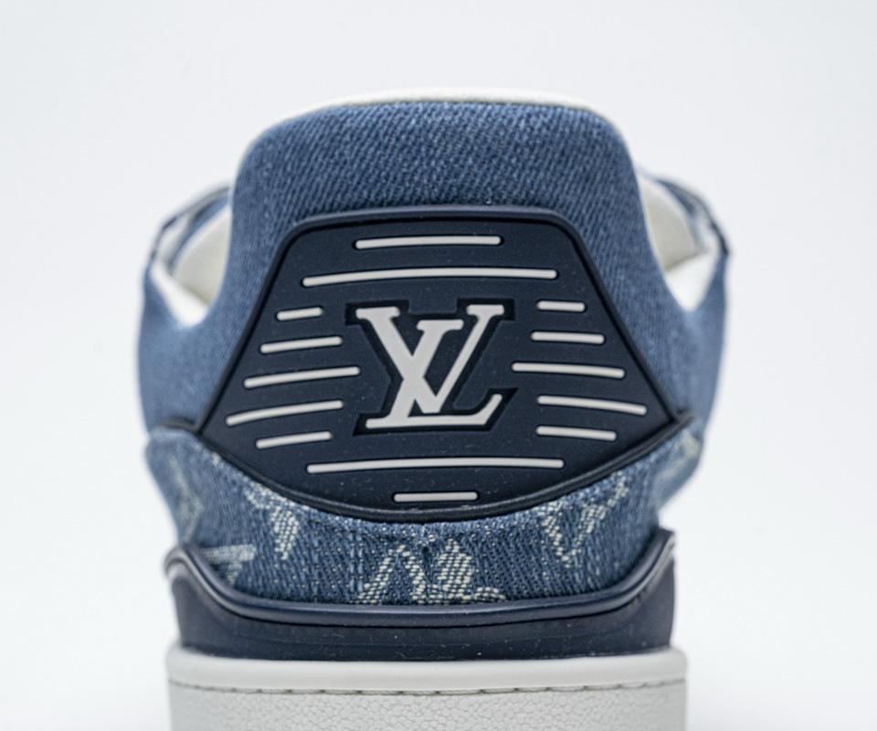 Louis Vuitton Blue Denim Trainer Sneaker 16 - www.kickbulk.cc