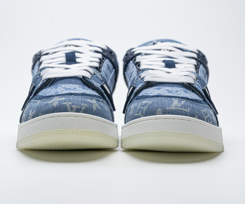 Louis Vuitton Blue Denim Trainer Sneaker 6 - www.kickbulk.cc