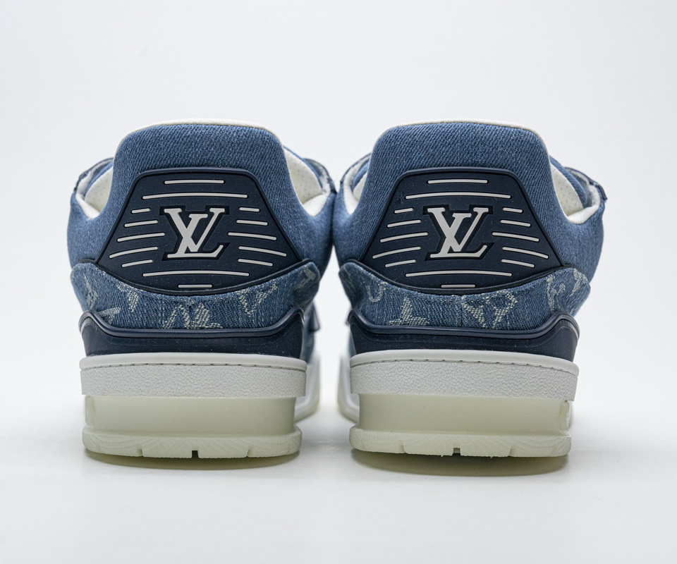 Louis Vuitton Blue Denim Trainer Sneaker 7 - www.kickbulk.cc
