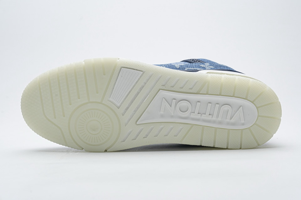 Louis Vuitton Blue Denim Trainer Sneaker 9 - www.kickbulk.cc