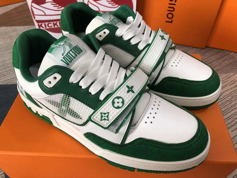 Louis Vuitton Lv Trainer Green White Dm180912003517 5 - www.kickbulk.cc