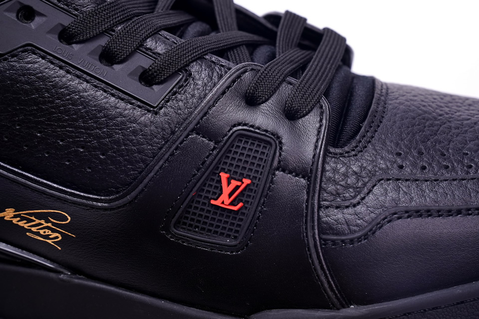 Louis Vuitton Trainer Black Litchi Pattern Fd02219 13 - www.kickbulk.cc