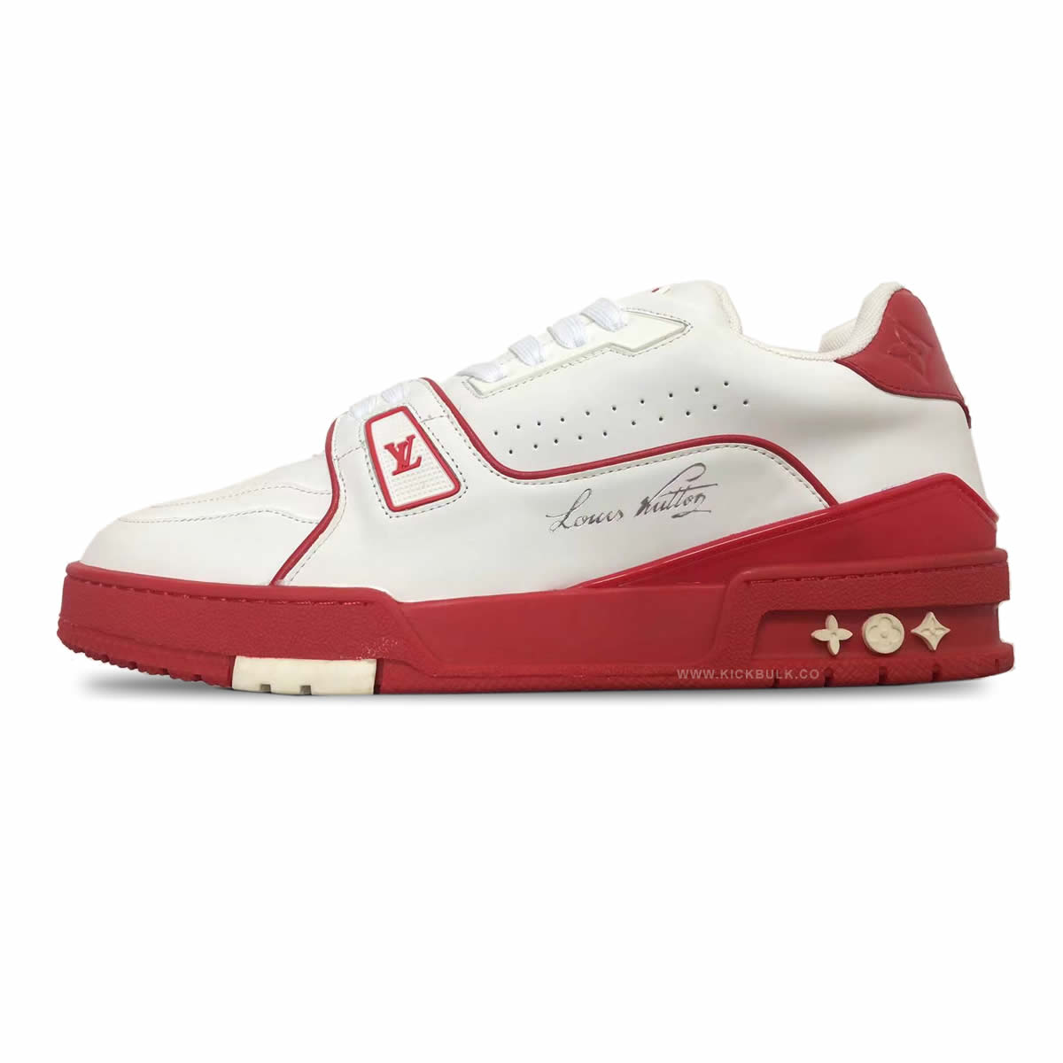 Louis Vuitton Lv Trainer Red White L17086013605380 8888 1 - www.kickbulk.cc