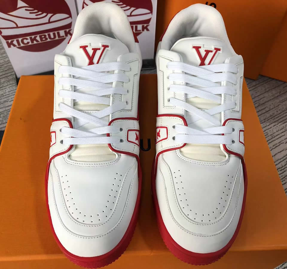 Louis Vuitton Lv Trainer Red White L17086013605380 8888 3 - www.kickbulk.cc