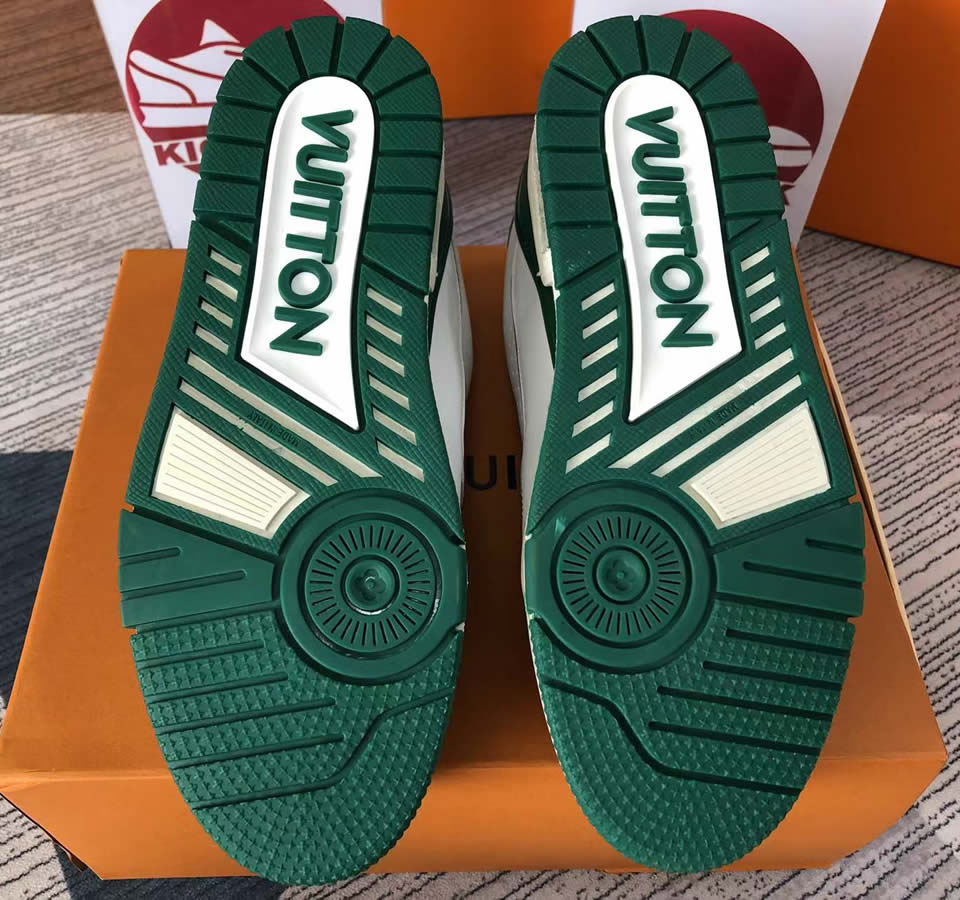 Louis Vuitton Lv Trainer Green White L17086013605380 8889 10 - www.kickbulk.cc