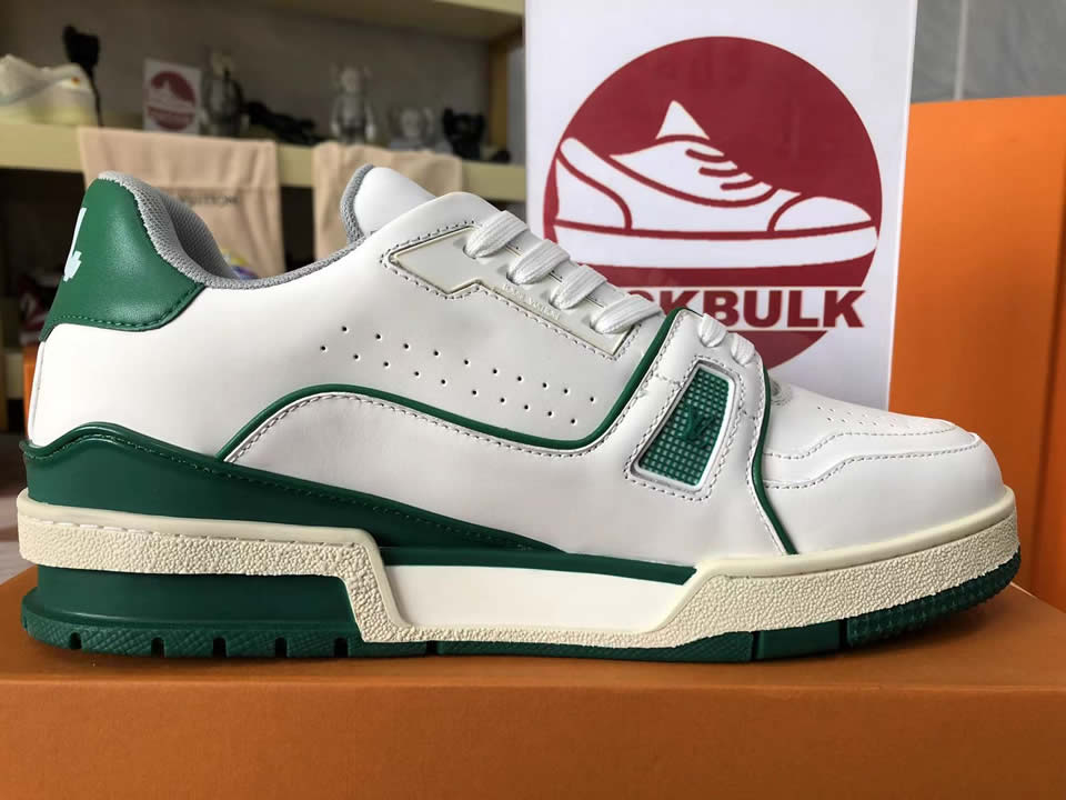 Louis Vuitton Lv Trainer Green White L17086013605380 8889 8 - www.kickbulk.cc