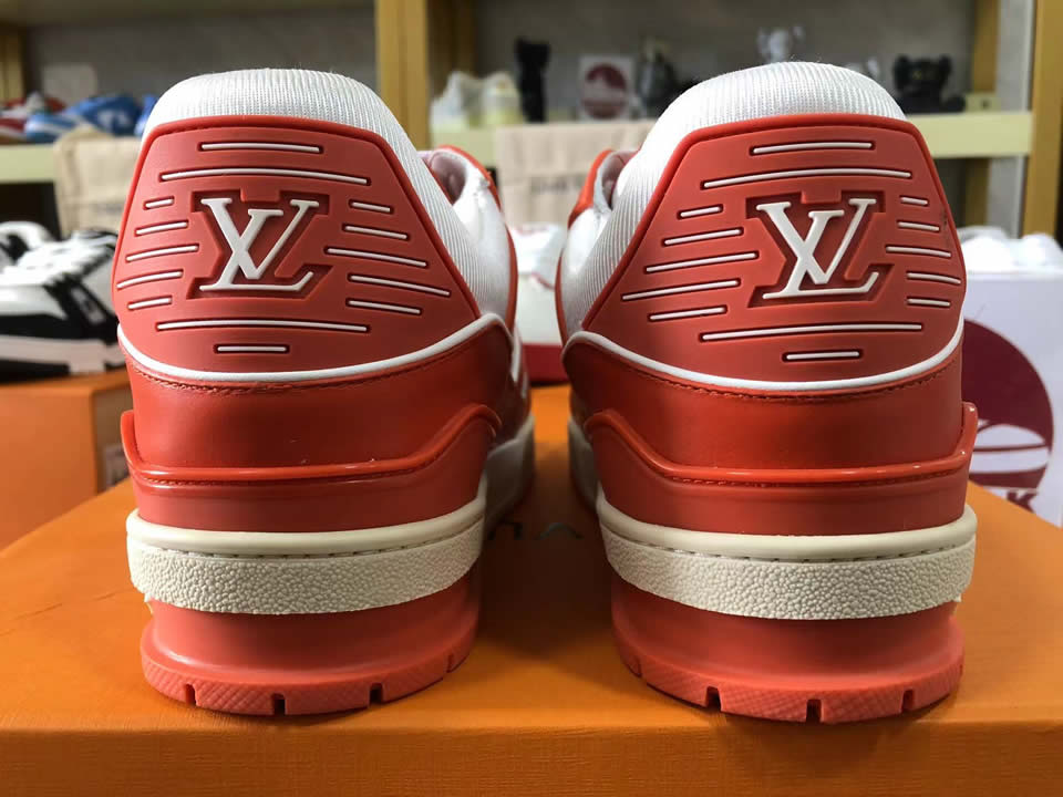 Louis Vuitton Lv Trainer Red White L17086013605380 10 - www.kickbulk.cc