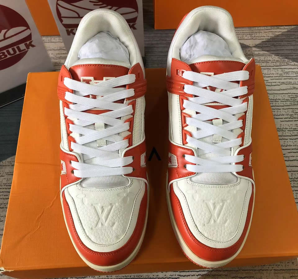 Louis Vuitton Lv Trainer Red White L17086013605380 2 - www.kickbulk.cc