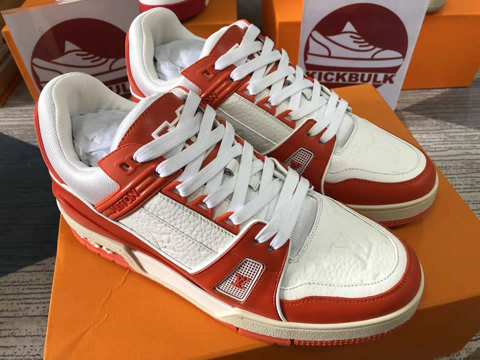 Louis Vuitton Lv Trainer Red White L17086013605380 3 - www.kickbulk.cc