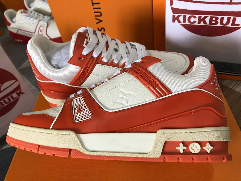 Louis Vuitton Lv Trainer Red White L17086013605380 9 - www.kickbulk.cc