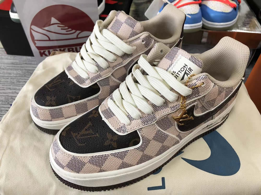 Louis Vuitton Air Force 1 Low Brown Beige Ld4631 202 4 - www.kickbulk.cc