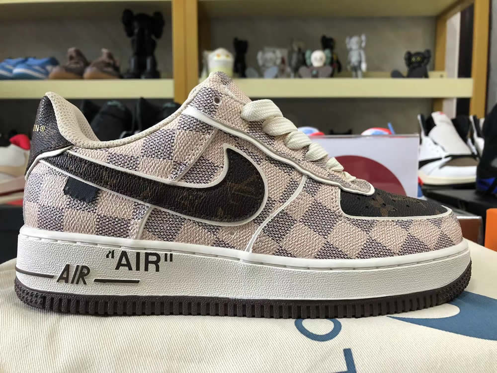 Louis Vuitton Air Force 1 Low Brown Beige Ld4631 202 7 - www.kickbulk.cc