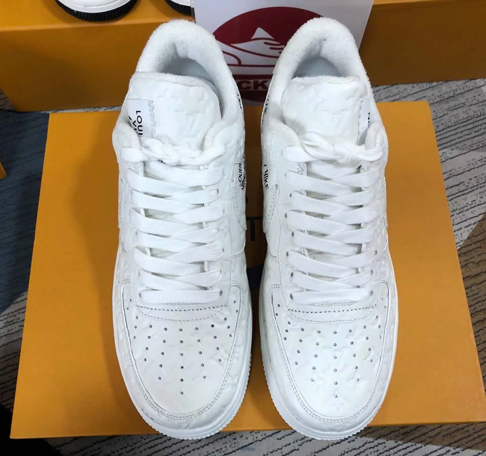 Louis Vuitton Air Force 1 Trainer Sneaker White Lk0221 2 - www.kickbulk.cc