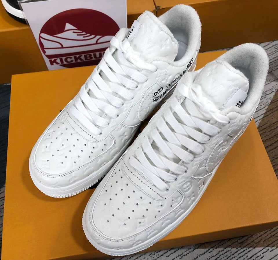 Louis Vuitton Air Force 1 Trainer Sneaker White Lk0221 3 - www.kickbulk.cc