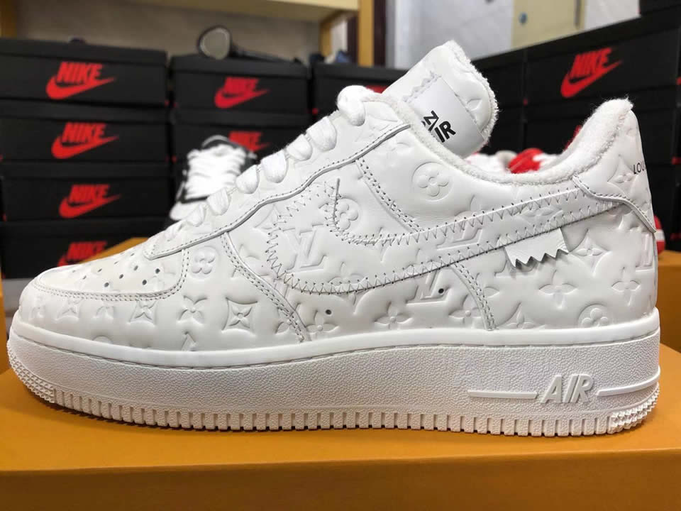 Louis Vuitton Air Force 1 Trainer Sneaker White Lk0221 6 - www.kickbulk.cc