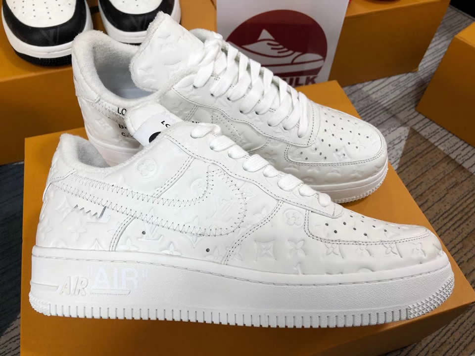 Louis Vuitton Air Force 1 Trainer Sneaker White Lk0221 8 - www.kickbulk.cc