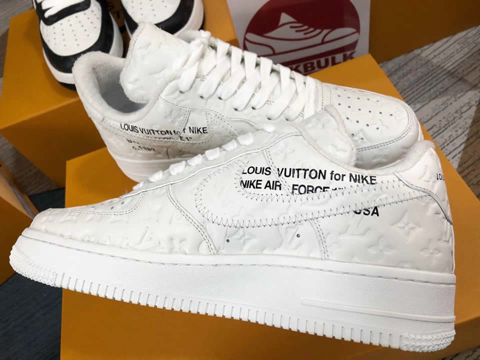 Louis Vuitton Air Force 1 Trainer Sneaker White Lk0221 9 - www.kickbulk.cc