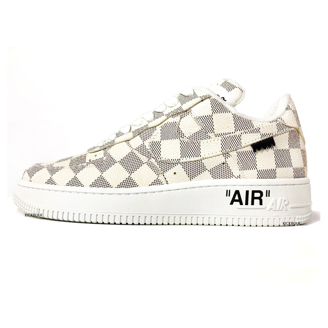 Louis Vuitton Air Force 1 Trainer Sneaker Black White Lk0229 1 - www.kickbulk.cc