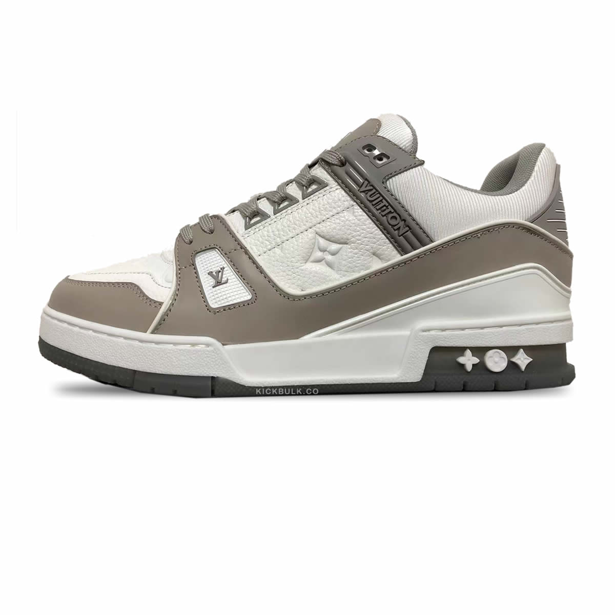 Louis Vuitton Lv Trainer White Grey Lk023400 1 - www.kickbulk.cc