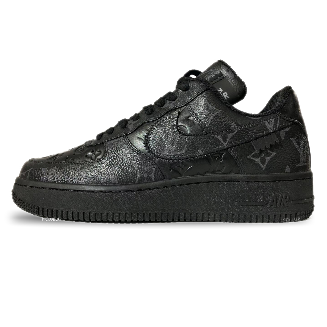 Louis Vuitton Air Force 1 Trainer Sneaker Black Lk0237 1 - www.kickbulk.cc