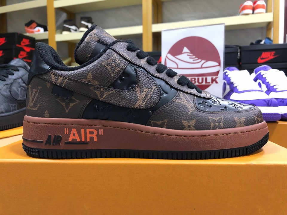 Louis Vuitton Air Force 1 Trainer Sneaker Lk0239 2 - www.kickbulk.cc