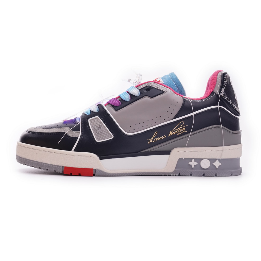 Louis Vuitton Trainer Black Pink Blue Ms0211 1 - www.kickbulk.cc