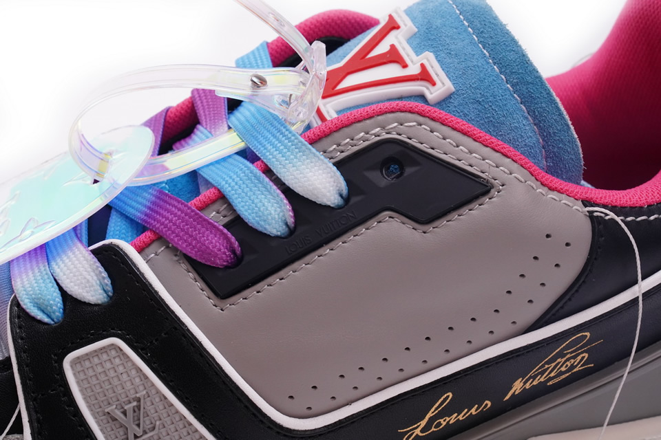 Louis Vuitton Trainer Black Pink Blue Ms0211 11 - www.kickbulk.cc